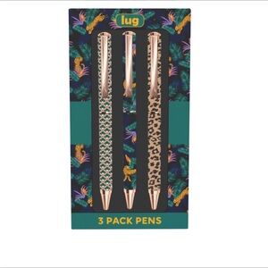 Lug 3 Pack Scribble Pens Jungle